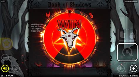 Book of shadows gamble